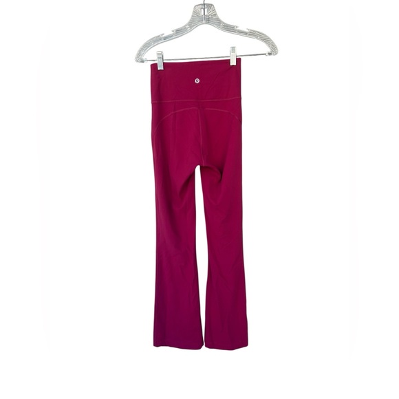 Lululemon Groove Nulu Super-High-Rise Flared Pant Regular - Size 2 -Pomegranate - Picture 8 of 14